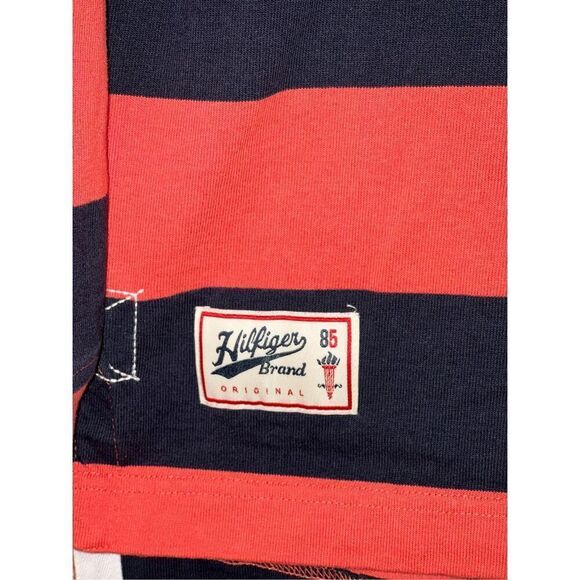 Vtg Y2K Tommy Hilfiger Kane West Style Rugby Shirt long sleeved polo size Small - Picture 3 of 5